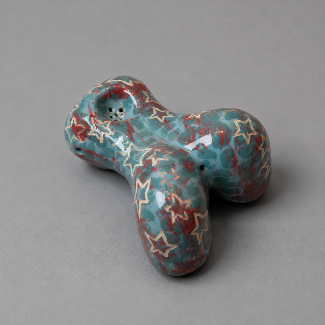 LIGHT BLUE ANIMAL PRINT